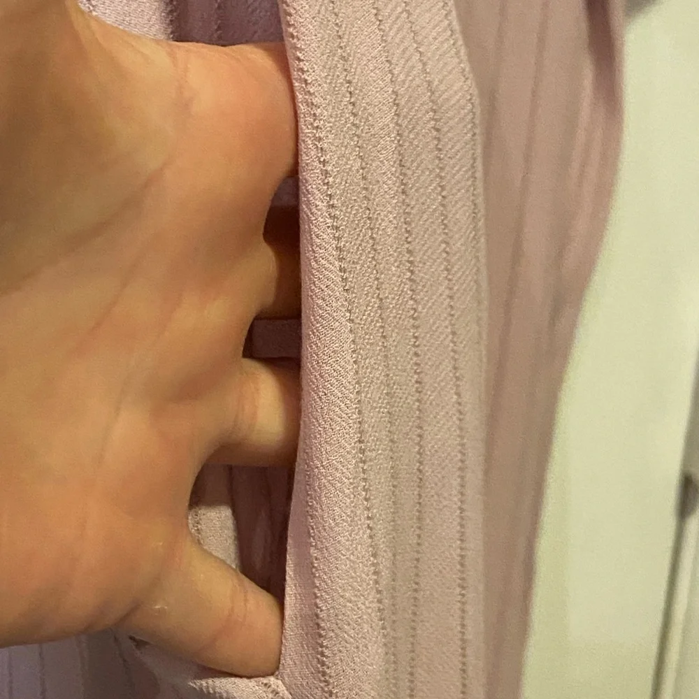 & Other Stories Stockholm Atelier Blush Colored Maxi Shirt Dress 10